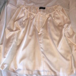 Nasty gal satin blouse